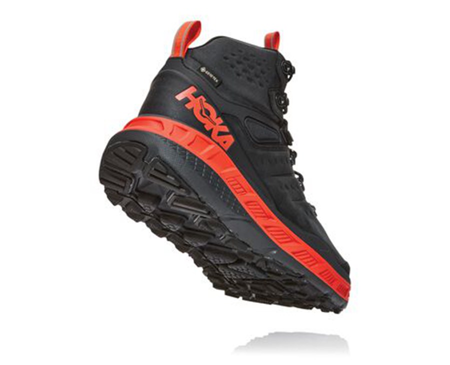 Hoka One One Wandelschoenen Heren - Stinson Mid Gore-Tex - Zwart - HO3275419